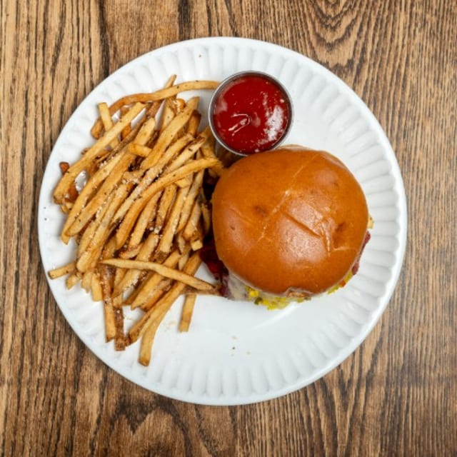 Southern Reuben Burger.